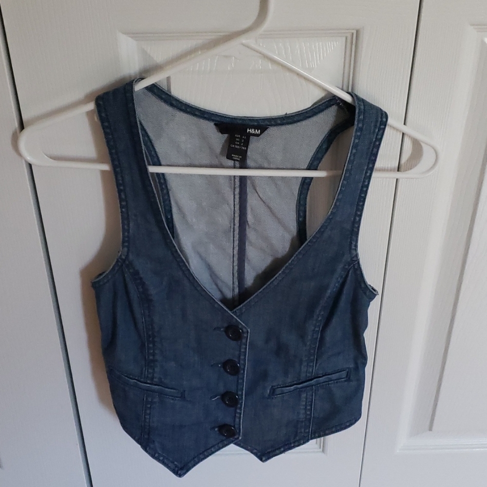 Denim vest